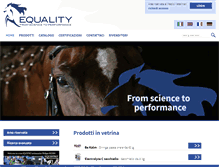 Tablet Screenshot of equality-horse.com